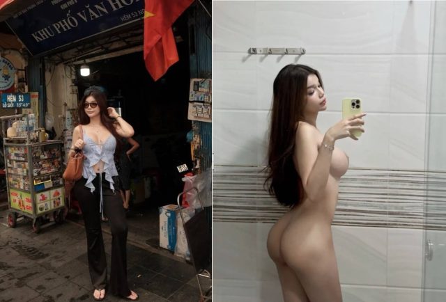Chị em sài xài chung trái chuối cong cong